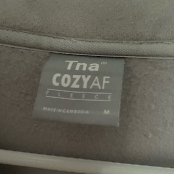 *TNA Cozy Af quarter zip up sweater* - Picture 3 of 3